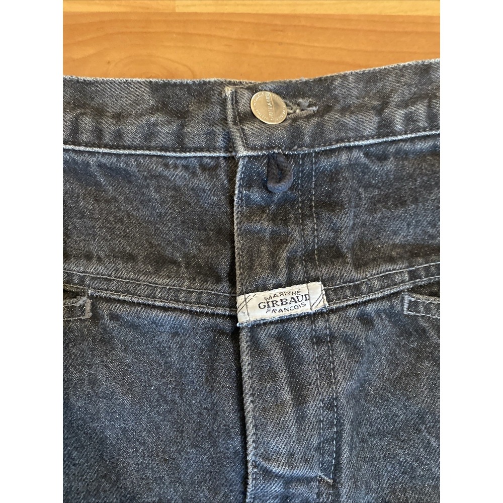 Marithe Francois Girbaud Vintage Y2K Straight Denim Jean Skirt -Size 5/6 - Picture 3 of 10